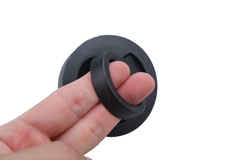 Thorn Boat Slam Latch 2 inch Flush Pull Black Plastic Nylon Latch Handle for RV Boat Marine Deck Hatch 1/2'' Door Cabinet Hardware(4 PCS) - Image 4